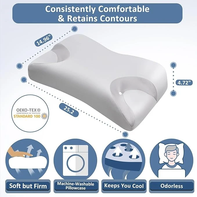 Memory Foam Neck Support Pillow factory