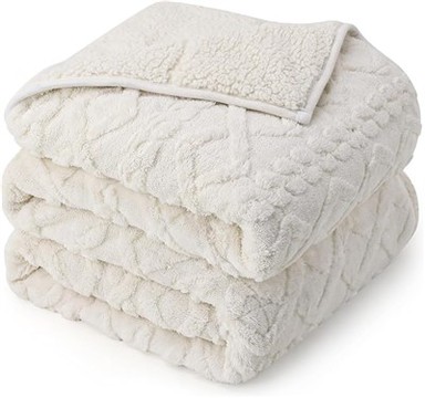 Queen-suuruses rahustav šerpa kaalutud tekk